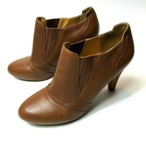 Audrey Brooke 'AVIGNON' Ankle Heel Slip-On Bootie